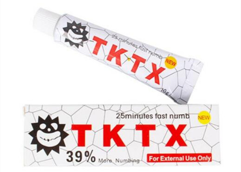 White Painless Tktx 40% Semi - Permanent Tattoo Numb Cream Topical For Skin Care